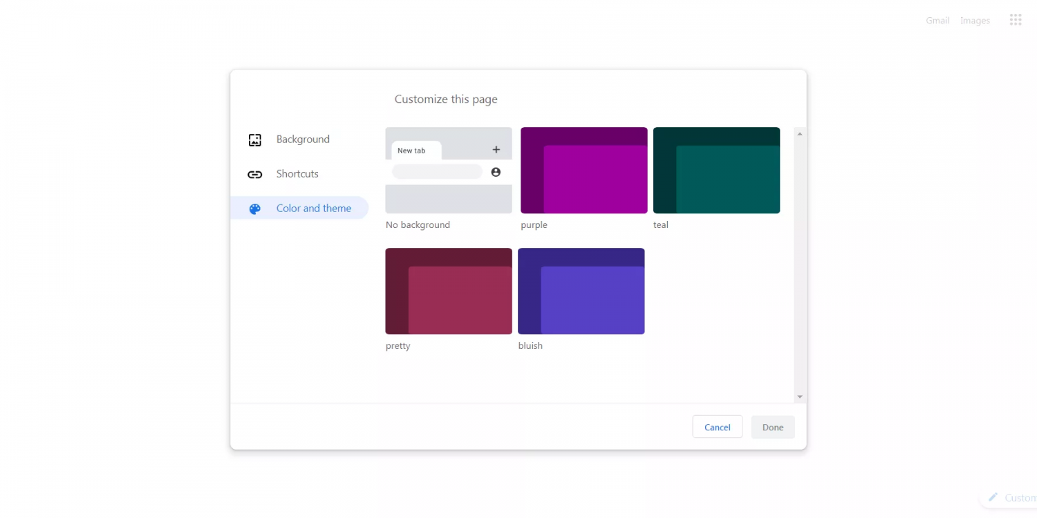 2 страница google. Chrome кастомизация. Цветовая тема гугл документов. Как изменить цвет гугла. Гугл хром изменение цветовой темы мобильной.