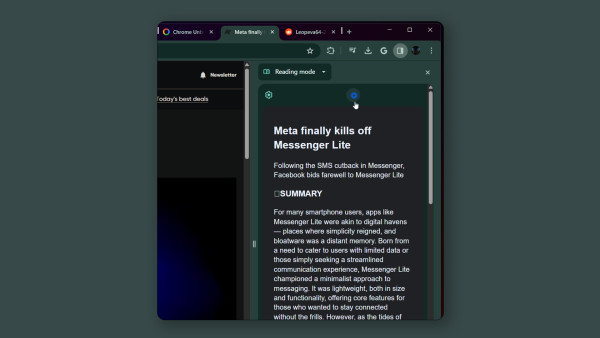 Google тестирует функцию озвучивания веб-страниц в Chrome
