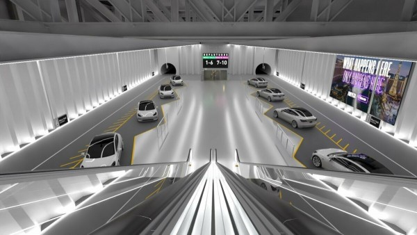 Илон Маск показал, как будут выглядеть помещения подземного тоннеля в Лас-Вегасе
