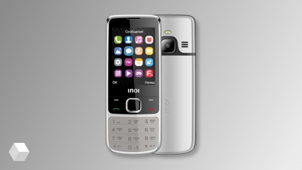 INOI 243 — кнопочный телефон в корпусе из авиационного алюминия
