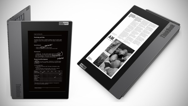 Lenovo ThinkBook Plus — бизнес-ноутбук с дополнительным E-Ink дисплеем