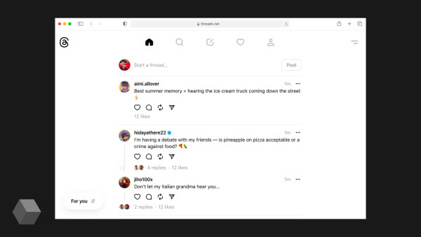 Meta* запускает полноценную веб-версию Threads
