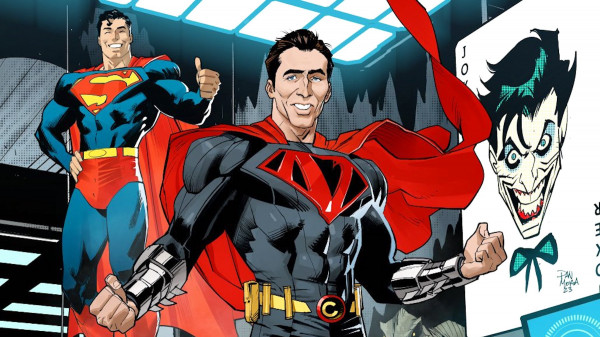 DC раскрыла обложки комикса «Бэтмен/Супермен» №19. На одной из них — Супермен Николаса Кейджа