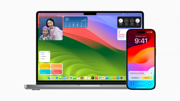 Стоковые обои iOS 17 и macOS 14 Sonoma
