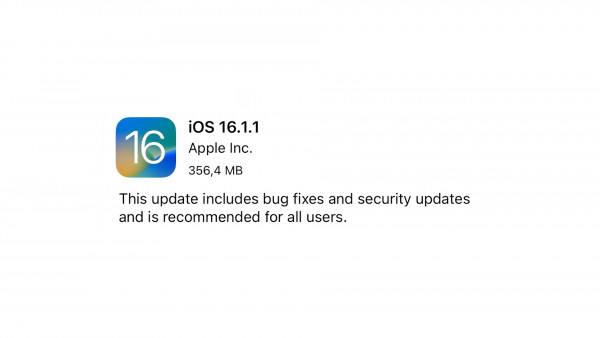 Apple выпустила iOS 16.1.1, iPadOS 16.1.1 и macOS 13.0.1