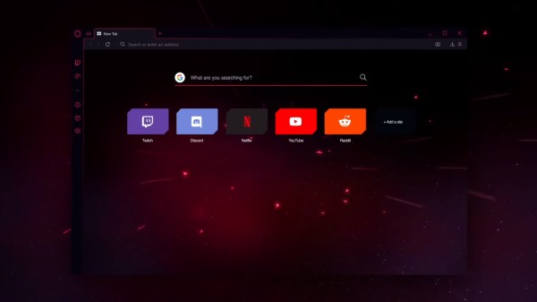 Opera GX: браузер для геймеров с агрессивным дизайном