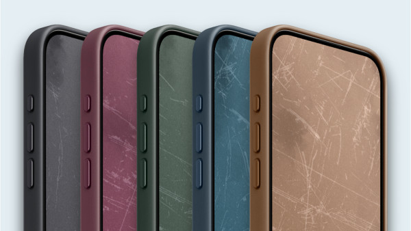 Обои для iPhone в тонах чехлов FineWoven — есть оригинальный и поцарапанный варианты