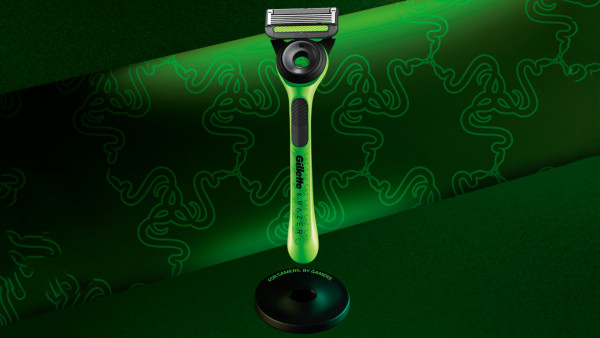 Razer и Gillette разработали «геймерскую» бритву. Правда, без подсветки