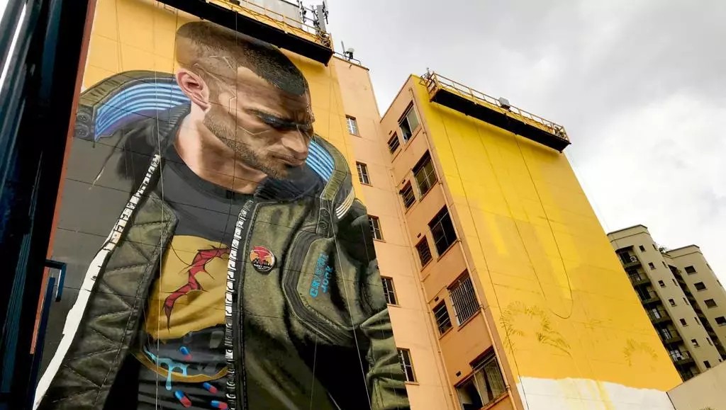 Власти Сан-Паулу выписали штраф за граффити с Ви из Cyberpunk 2077