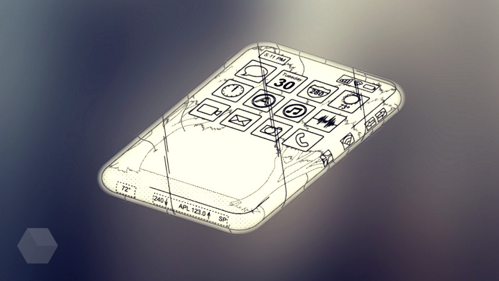 Новый патент Apple демонстрирует полностью стеклянный iPhone