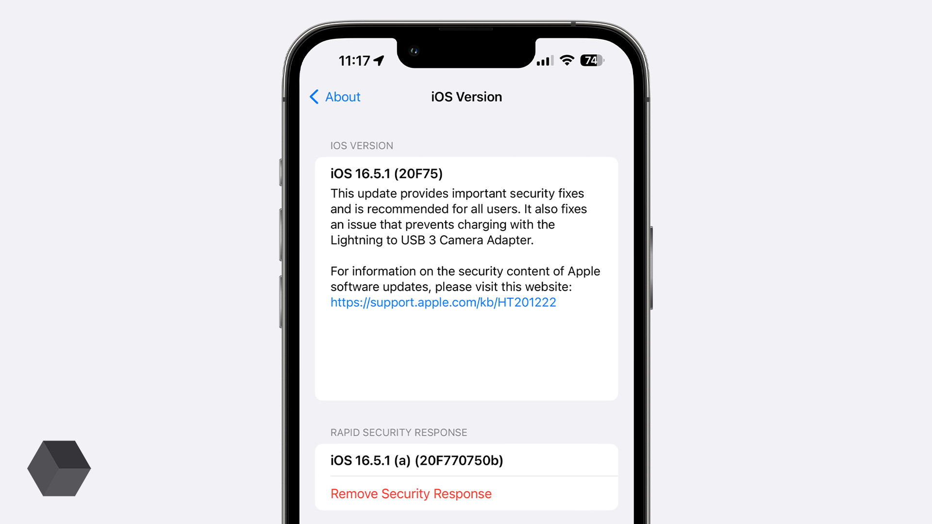 Apple отозвала «Быстрый ответ iOS на угрозы 16.5.1» - Rozetked.me