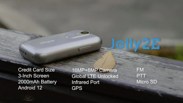 Представлен миниатюрный смартфон Jelly 2E с 3-дюймовым дисплеем и ...