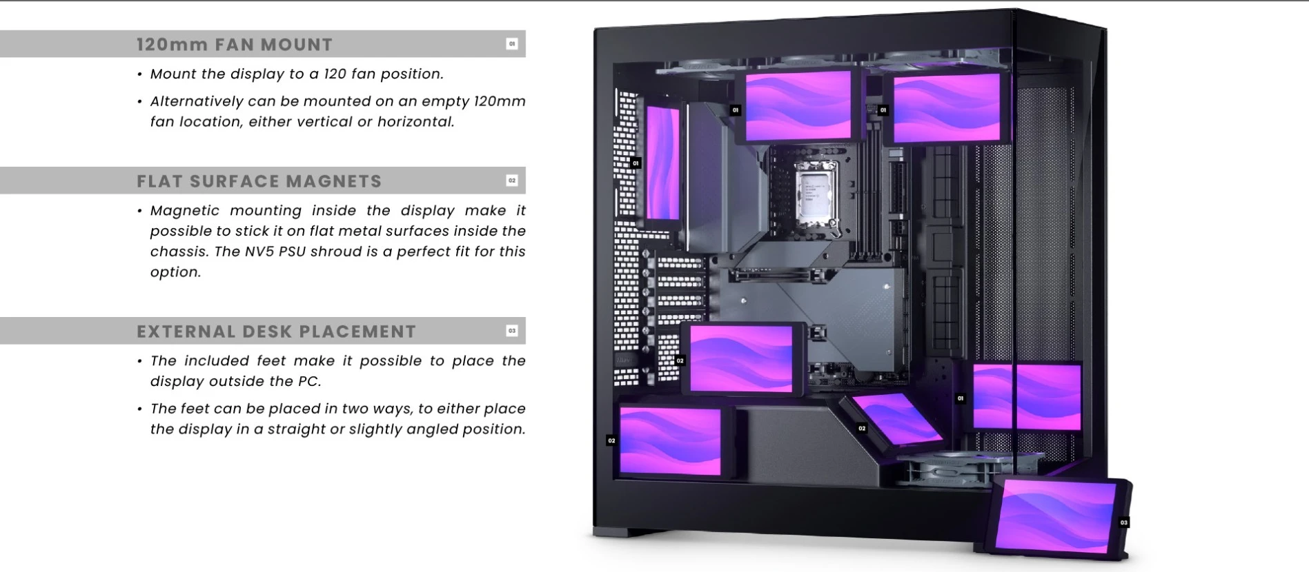 Phanteks выпустила 5,5-дюймовый экран 1440p для установки внутрь ...